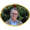 Oval adhesive resin memorial plaque Horizontal 3.1 x 2.3" Personalized