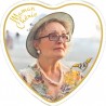 Heart adhesive resin memorial photo plaque 2.7" x 2.7" Personalized