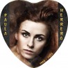 Heart adhesive resin memorial photo plaque 5.9" x 5.9" Personalized