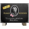 copy of Plaque 20x14 cm avec photo ovale gauche