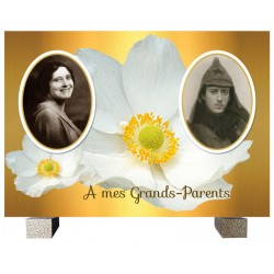 Plaque 30x21cm avec 2...