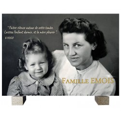 Plaque 30x21 cm personnalisée