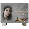 Plaque 20x14 cm avec photo effet fondu
