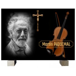 Plaque 30x21 cm avec photo...