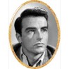 Oval adhesive resin memorial photo plaque Vertical 3.1" Personalized