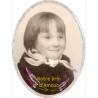 Oval adhesive resin memorial photo plaque Vertical 3.5" Personalized
