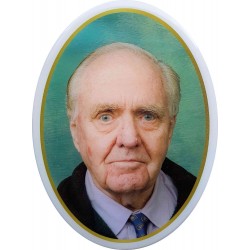 Médaillon Funéraire Photo Ovale Vertical 15 x 20 cm Personnalisé